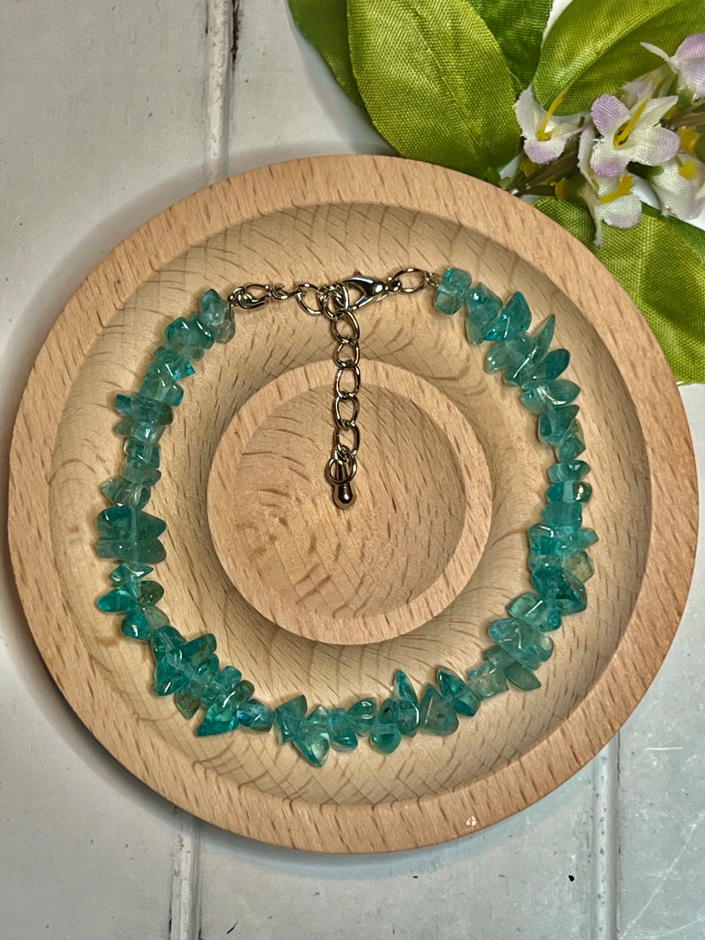 Bracelet Neon Blue Apatite